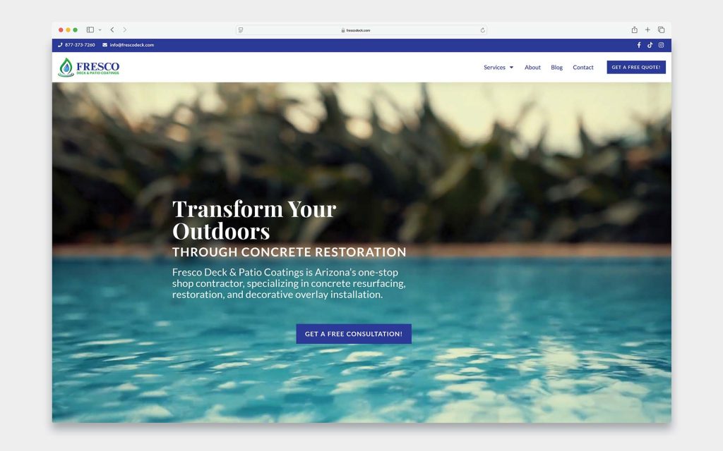 Frescodeck.com header
